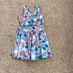 Dot dot smile flag popsicle dress